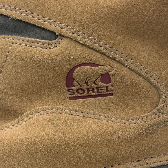Sorel Winter Boots Men Size 15 Boots Tan Black Waterproof Suede Rubber Duck main image 10